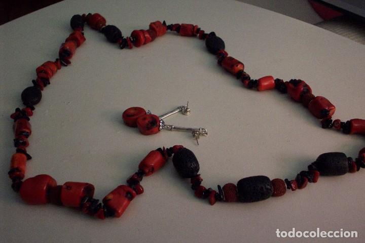 Artesan&iacute;a: COLLAR Y PENDIENTES DE PIEDRAS - Foto 1
