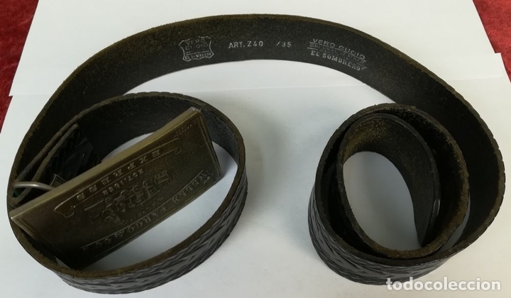 Artesan&iacute;a: FERROCARRIL. CINTUR&Oacute;N CON HEBILLA WELLS FARCO - Foto 4