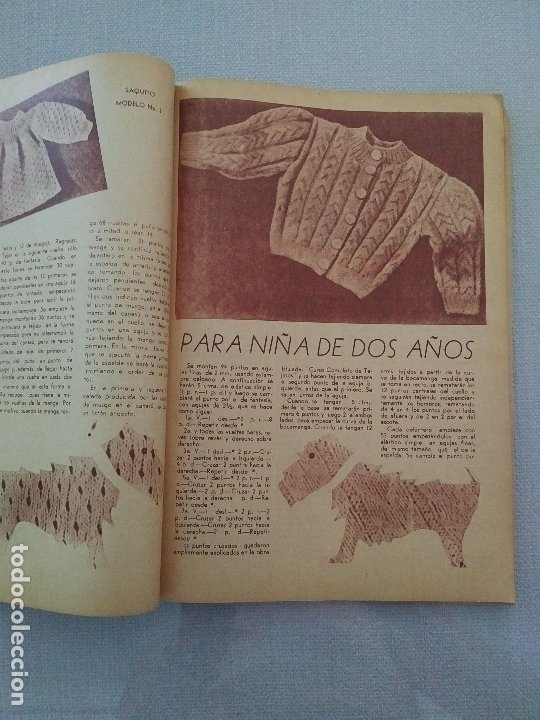 Artesanía: Segundo Curso Completo de Tejidos de Agujas. María Dolores Posada. 1944 - Foto 2 - 174090660