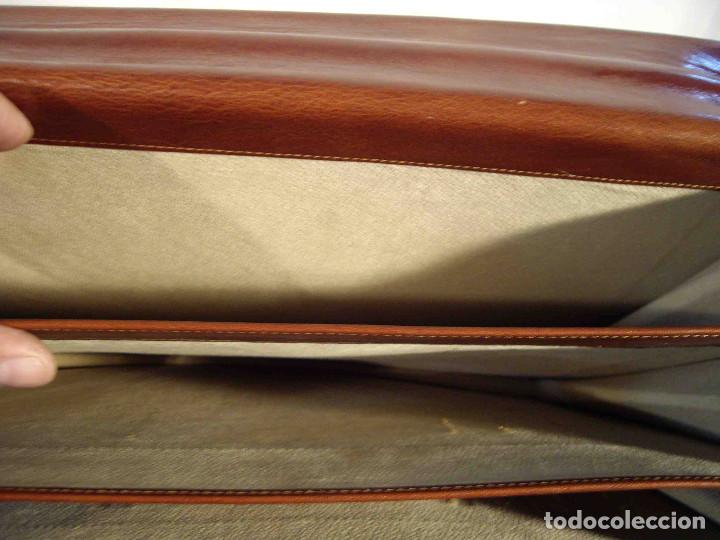 Artesan&iacute;a: CARTERA EJECUTIVO PIEL MARRON - Foto 8