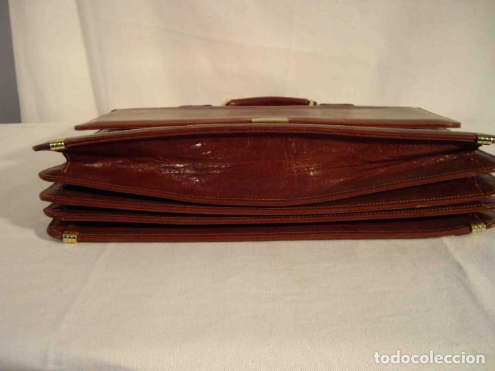 Artesan&iacute;a: CARTERA EJECUTIVO PIEL MARRON - Foto 5