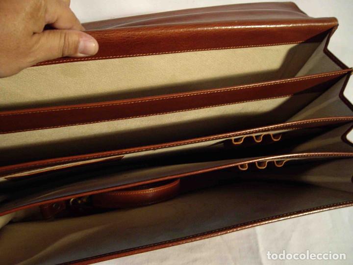 Artesan&iacute;a: CARTERA EJECUTIVO PIEL MARRON - Foto 14