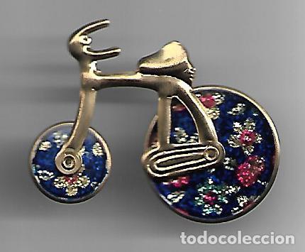 Artesan&iacute;a: RARO PRENDEDOR DE SOLAPA BICICLETA - Foto 1