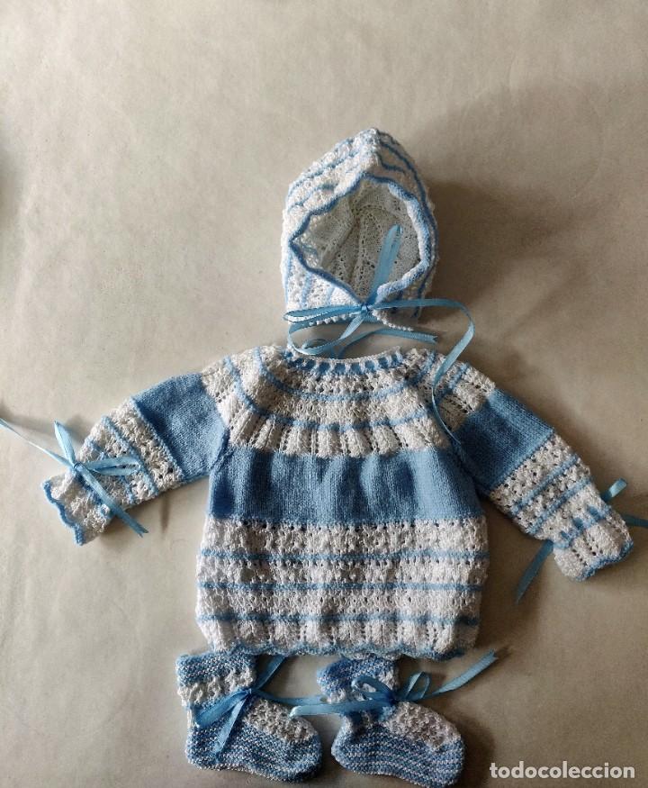 Artesan&iacute;a: Conjunto jersey botitas y gorro - Foto 1