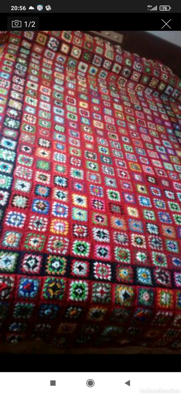 Artesan&iacute;a: Colcha de ganchillo - Foto 2