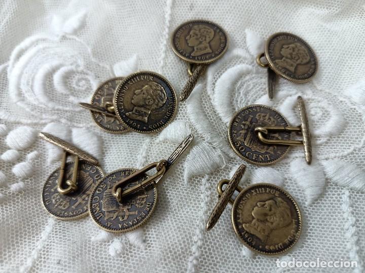 Artesan&iacute;a: Botones de moneda (lat&oacute;n) - Foto 2