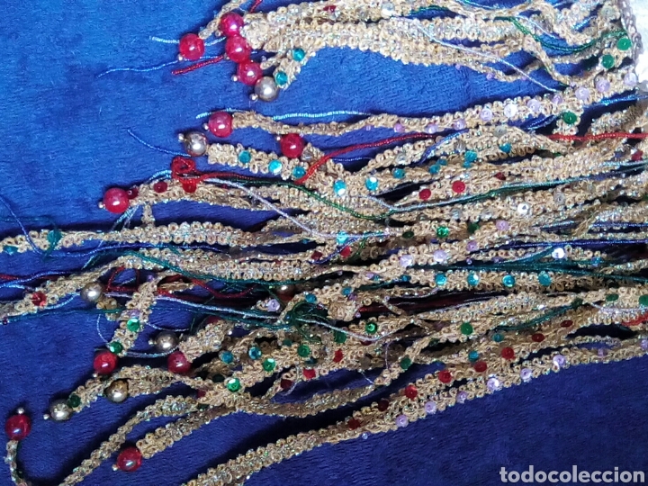 Artesan&iacute;a: Falda mini de lam&eacute; con flecos - Foto 2