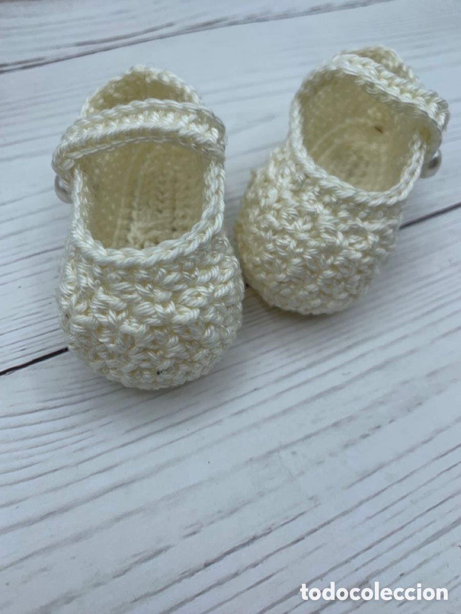 Artesan&iacute;a: Merceditas ganchillo beb&eacute; - Foto 2