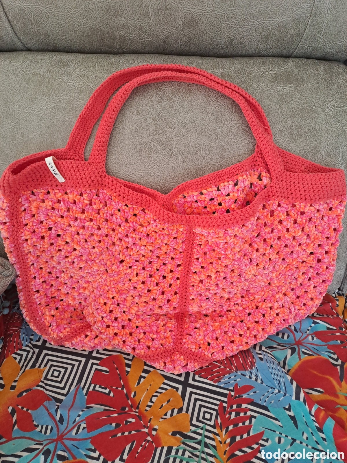 Artesan&iacute;a: Bolso maxi playero. - Foto 1