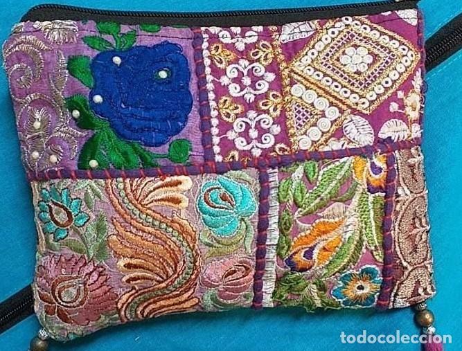 estuche artesanal hindú hecho a mano bordado ro - Buy Handmade clothing and  accessories on todocoleccion