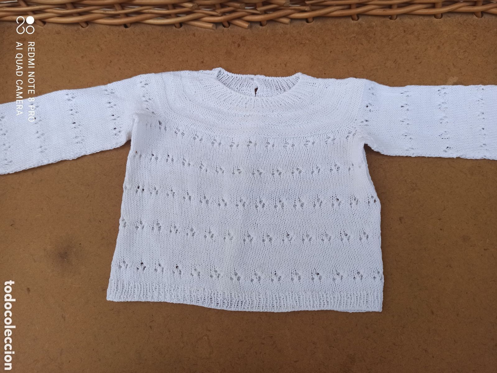 Artesan&iacute;a: Jersey de hilo perl&eacute;, artesanal - Foto 2