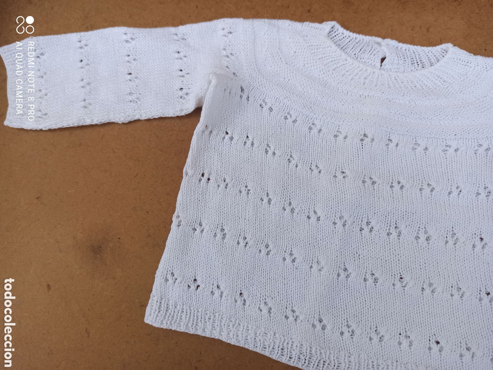 Artesan&iacute;a: Jersey de hilo perl&eacute;, artesanal - Foto 3