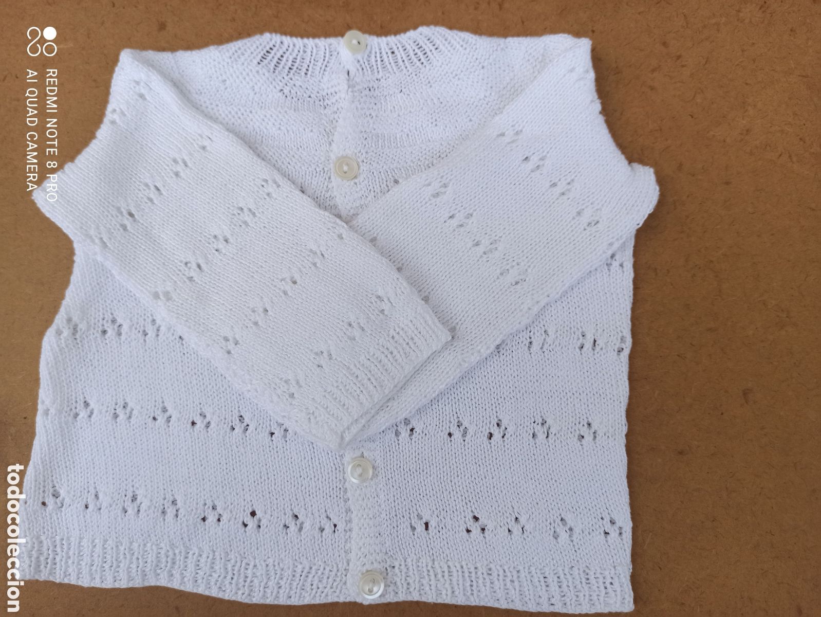 Artesan&iacute;a: Jersey de hilo perl&eacute;, artesanal - Foto 6