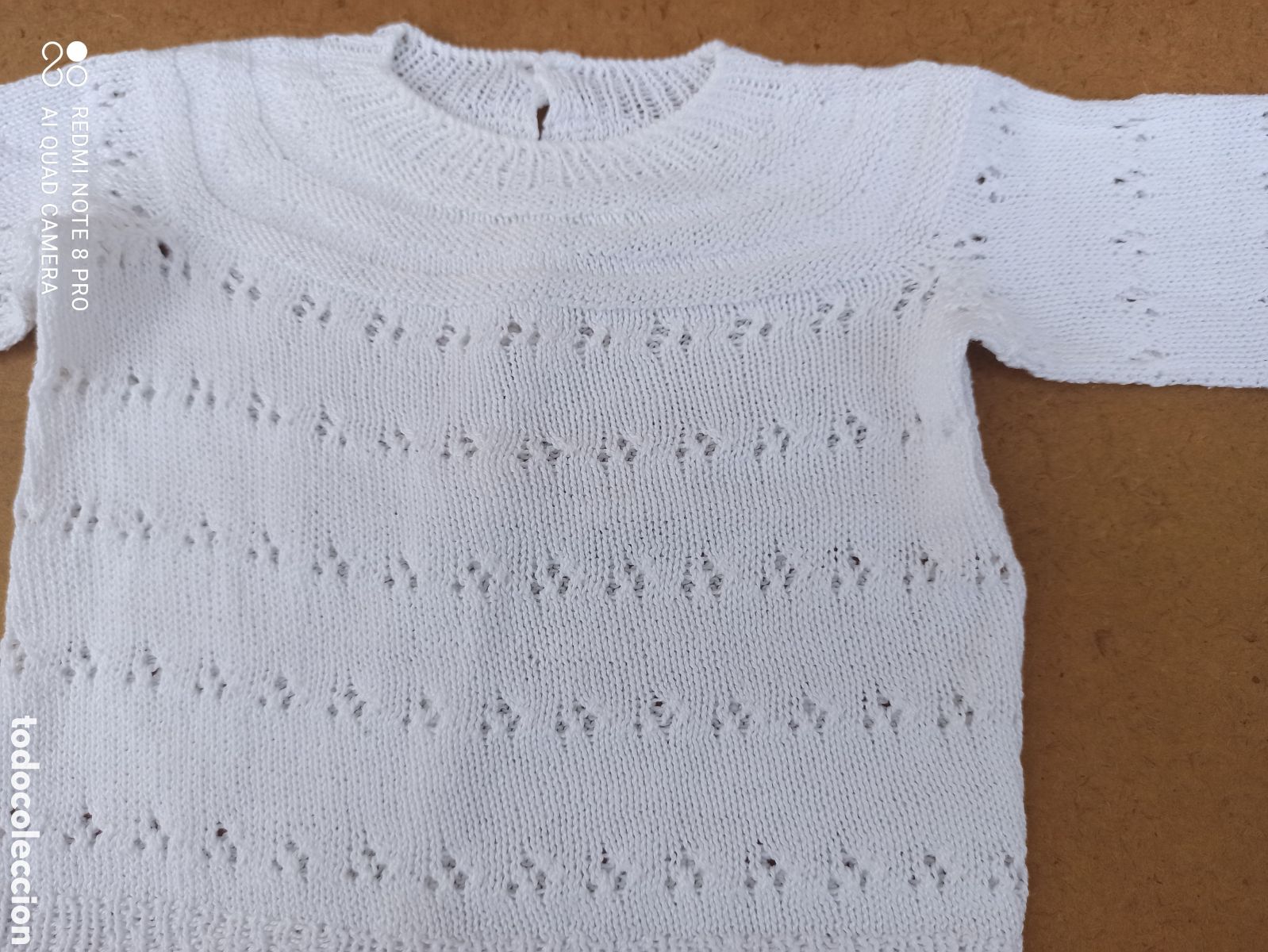 Artesan&iacute;a: Jersey de hilo perl&eacute;, artesanal - Foto 1