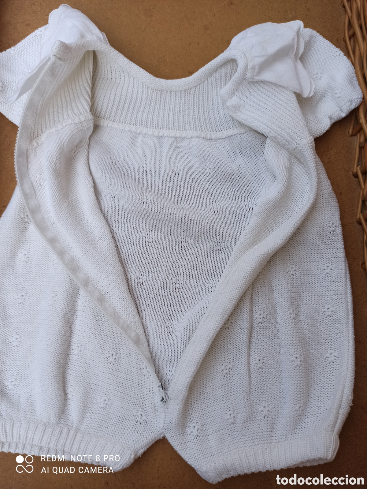Artesan&iacute;a: Pelele de hilo perl&eacute; y regalo el gorrito - Foto 7