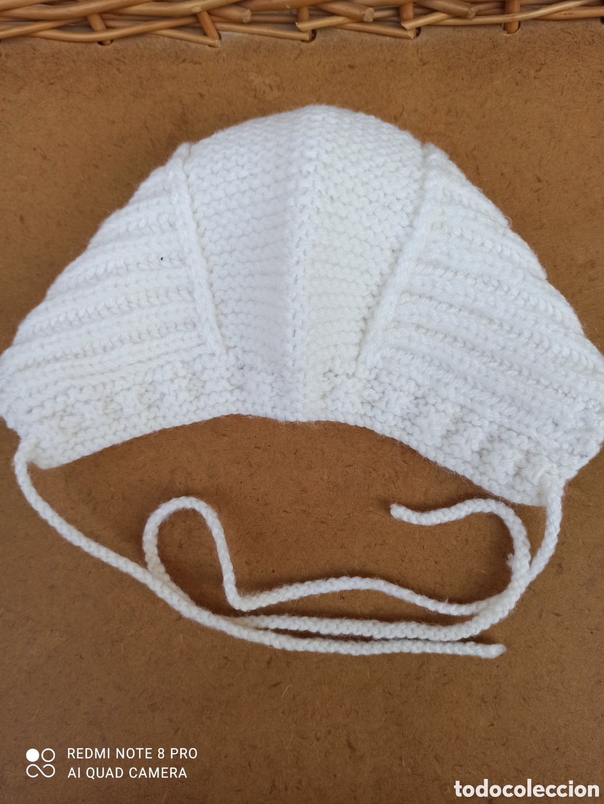 Artesan&iacute;a: Pelele de hilo perl&eacute; y regalo el gorrito - Foto 8