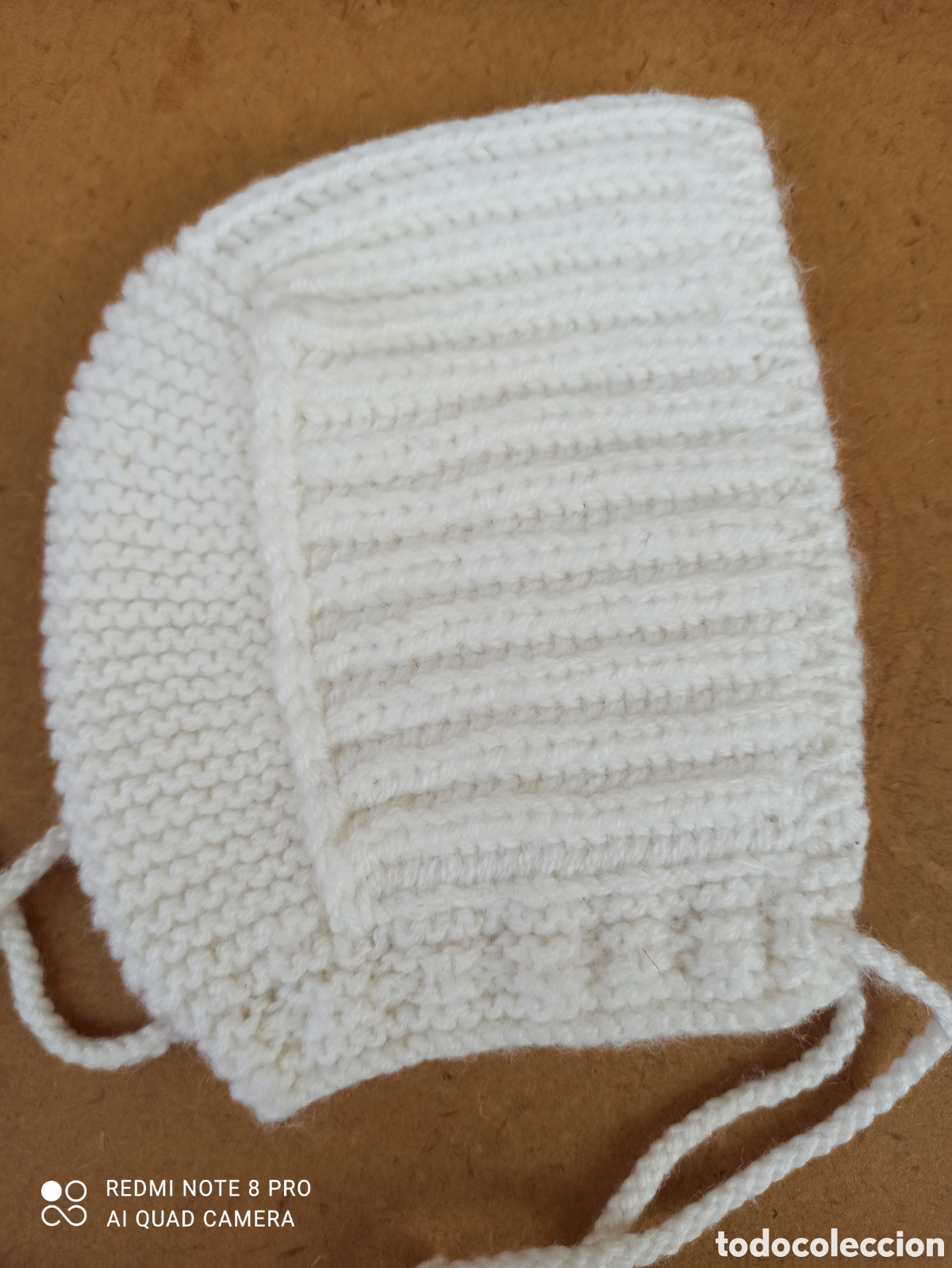 Artesan&iacute;a: Pelele de hilo perl&eacute; y regalo el gorrito - Foto 9