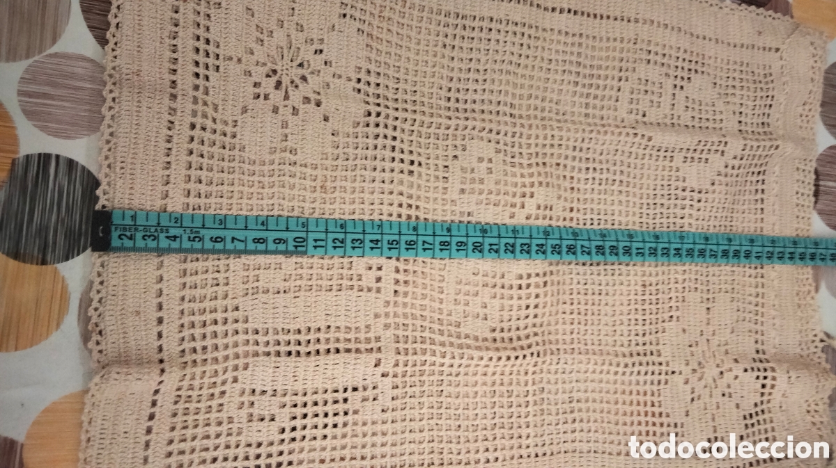 Artesan&iacute;a: Conjunto ganchillo ,delantal y complementos - Foto 3