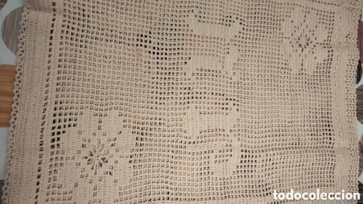 Artesan&iacute;a: Conjunto ganchillo ,delantal y complementos - Foto 4
