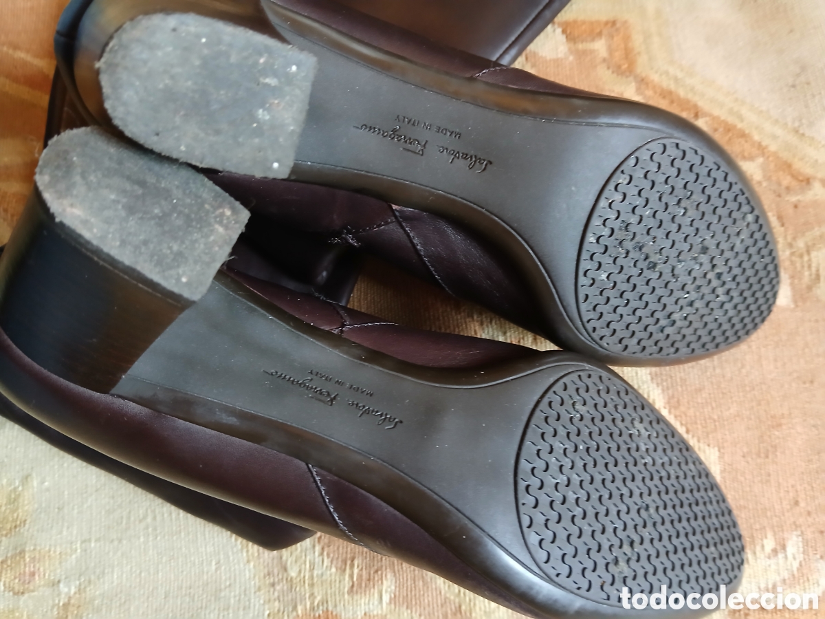 Artesan&iacute;a: Botas Marr&oacute;n Salvatore Ferragamo - Foto 5