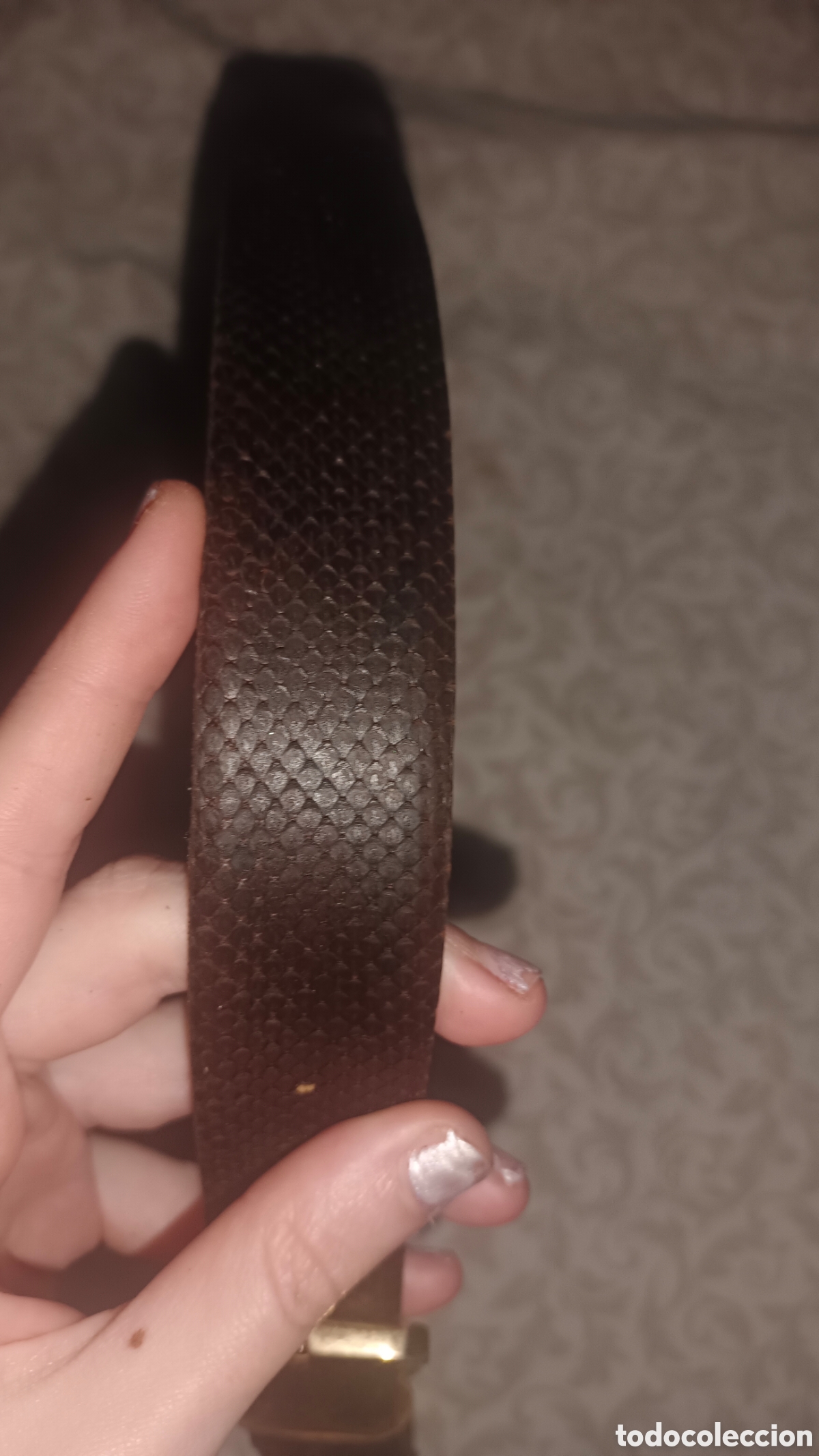 Artesan&iacute;a: cintur&oacute;n de piel de serpiente - Foto 3