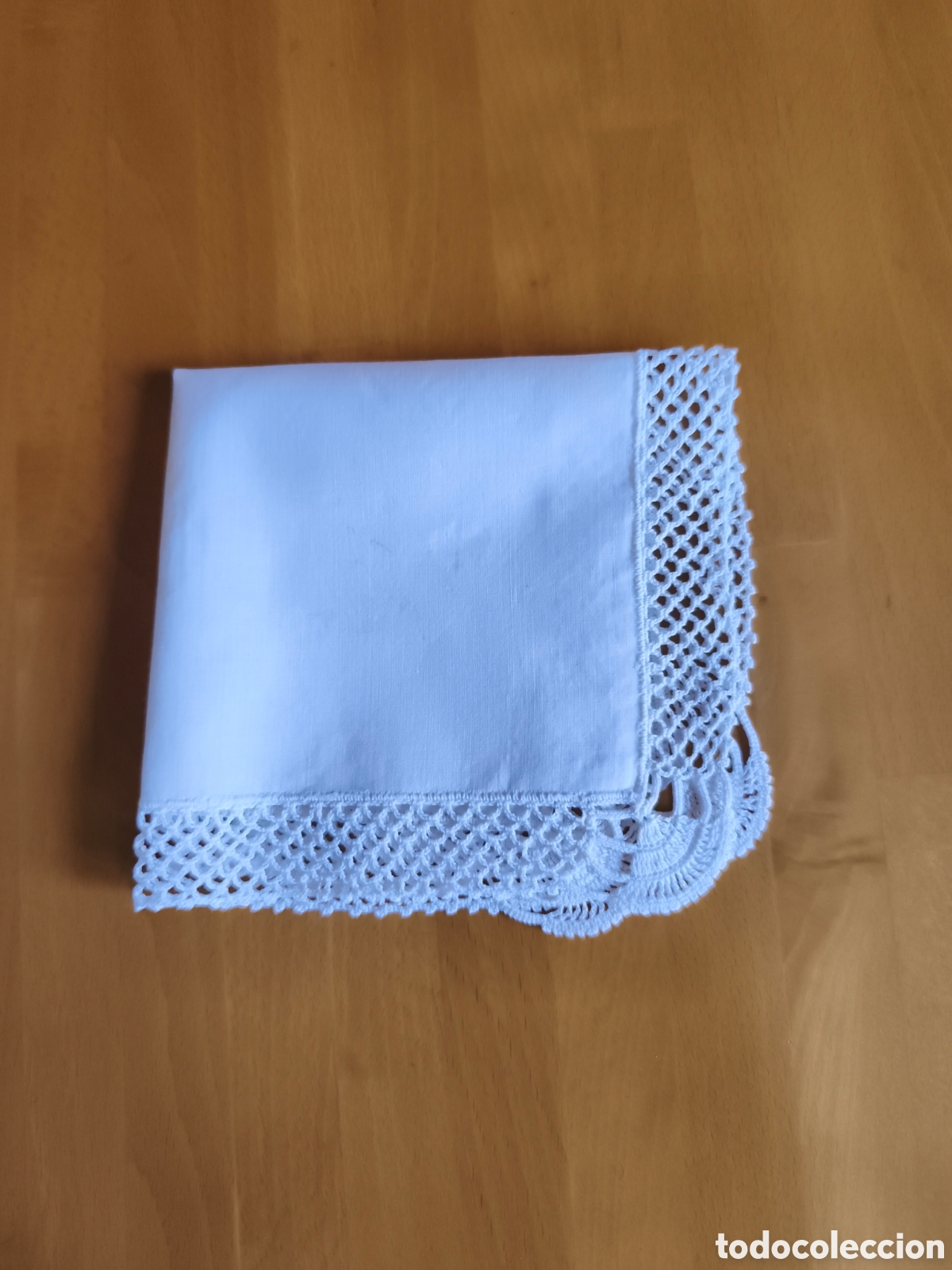 Artesan&iacute;a: Pa&ntilde;uelo artesanal de lino y algod&oacute;n - Foto 4