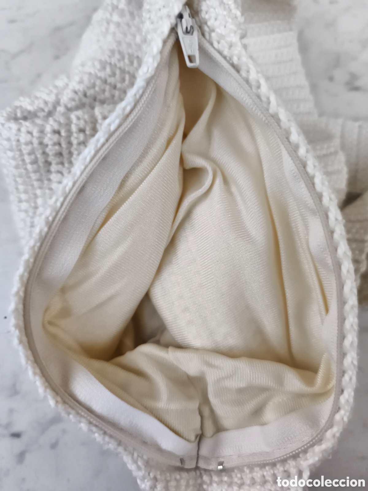 Artesan&iacute;a: Bolso de ganchillo, forrado y impecable - Foto 2