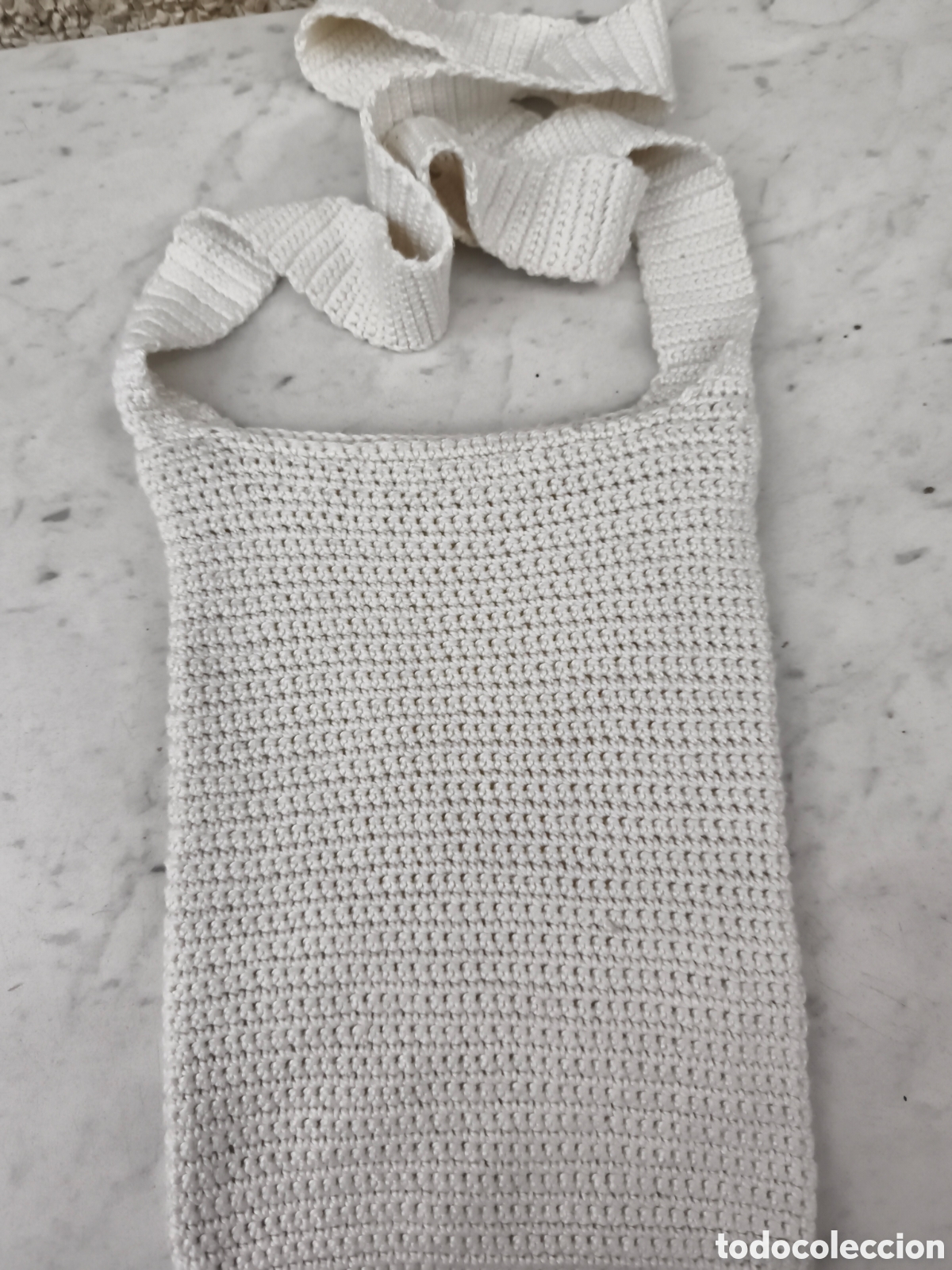 Artesan&iacute;a: Bolso de ganchillo, forrado y impecable - Foto 5