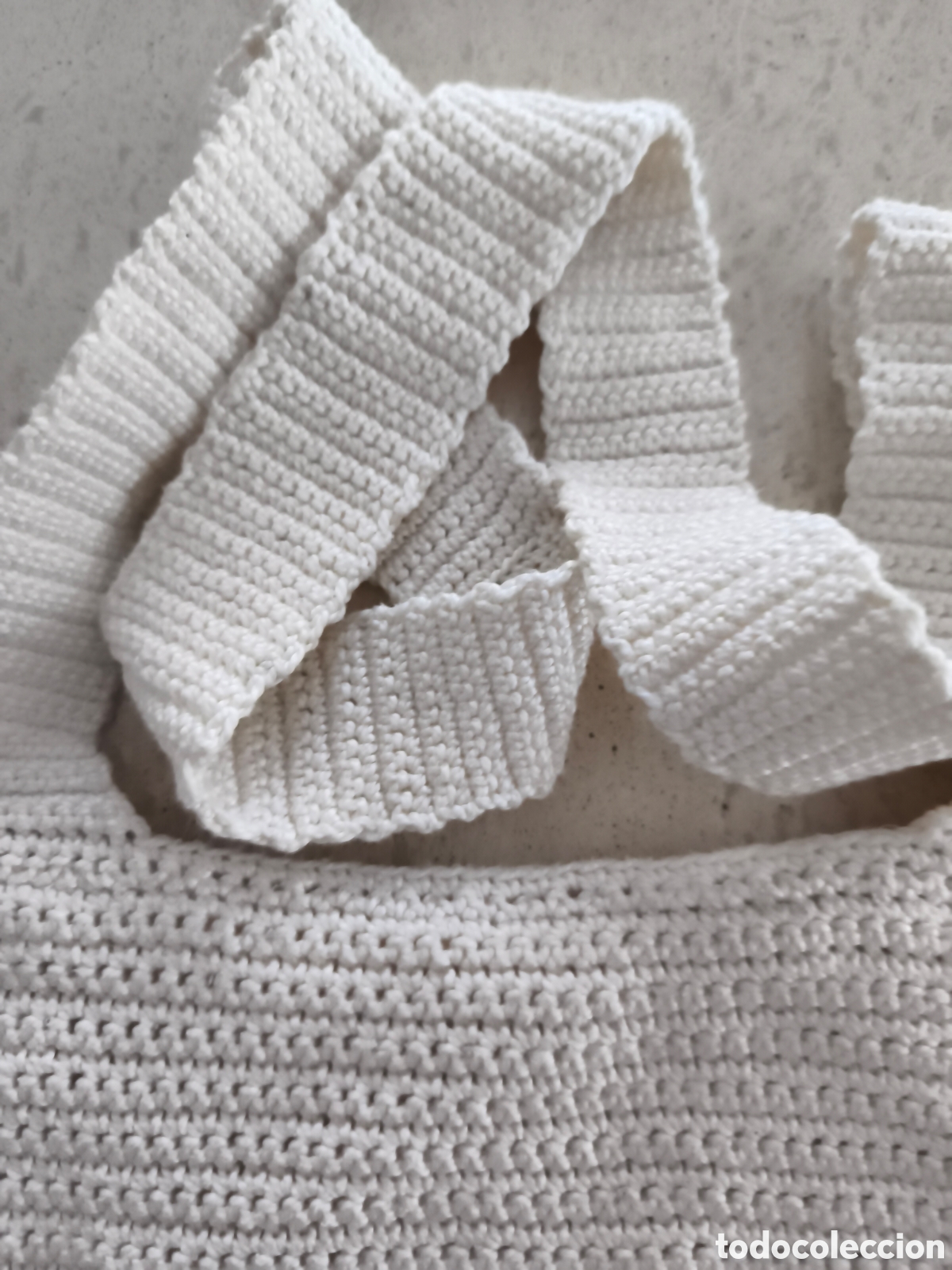 Artesan&iacute;a: Bolso de ganchillo, forrado y impecable - Foto 7