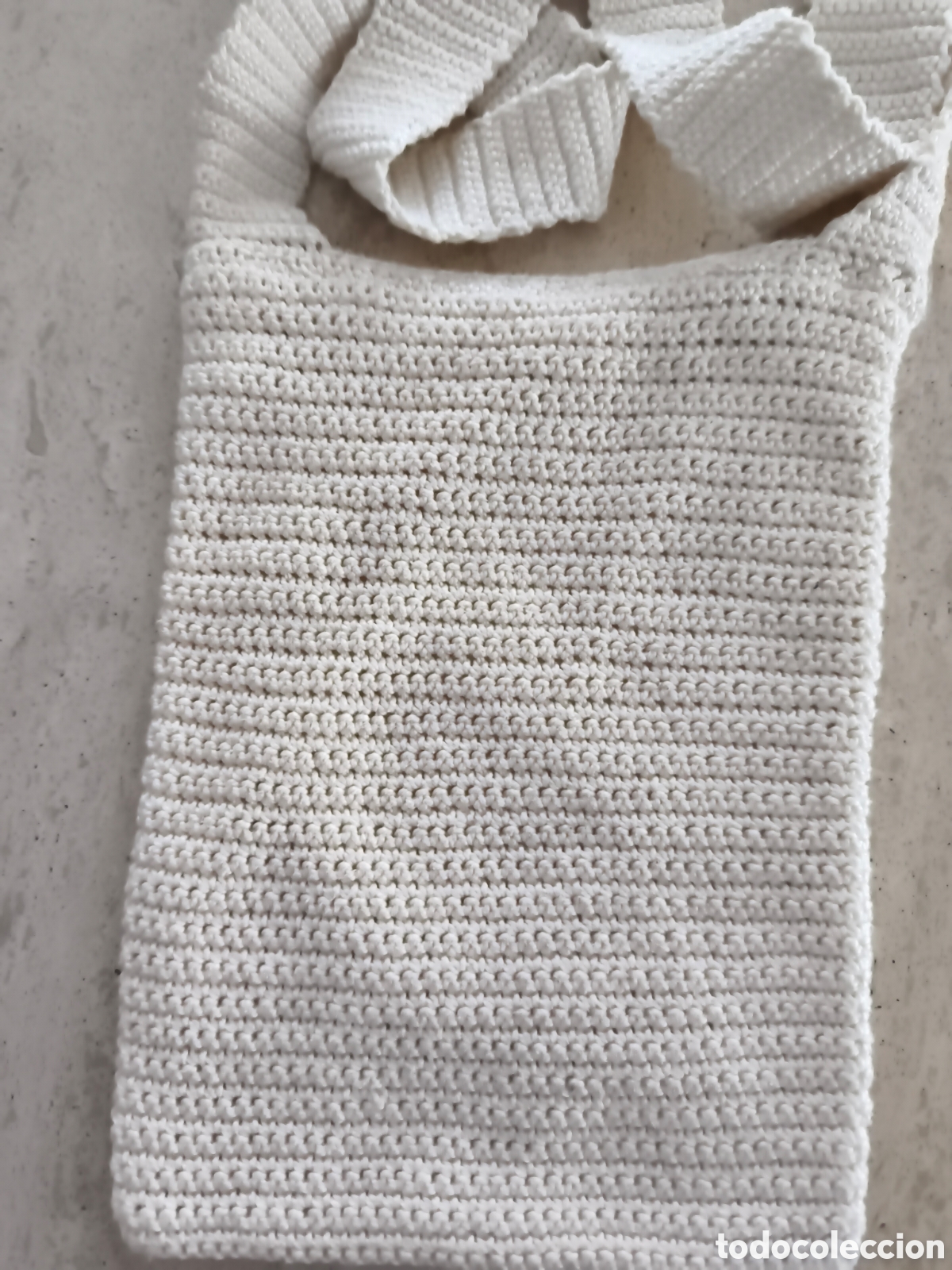 Artesan&iacute;a: Bolso de ganchillo, forrado y impecable - Foto 8