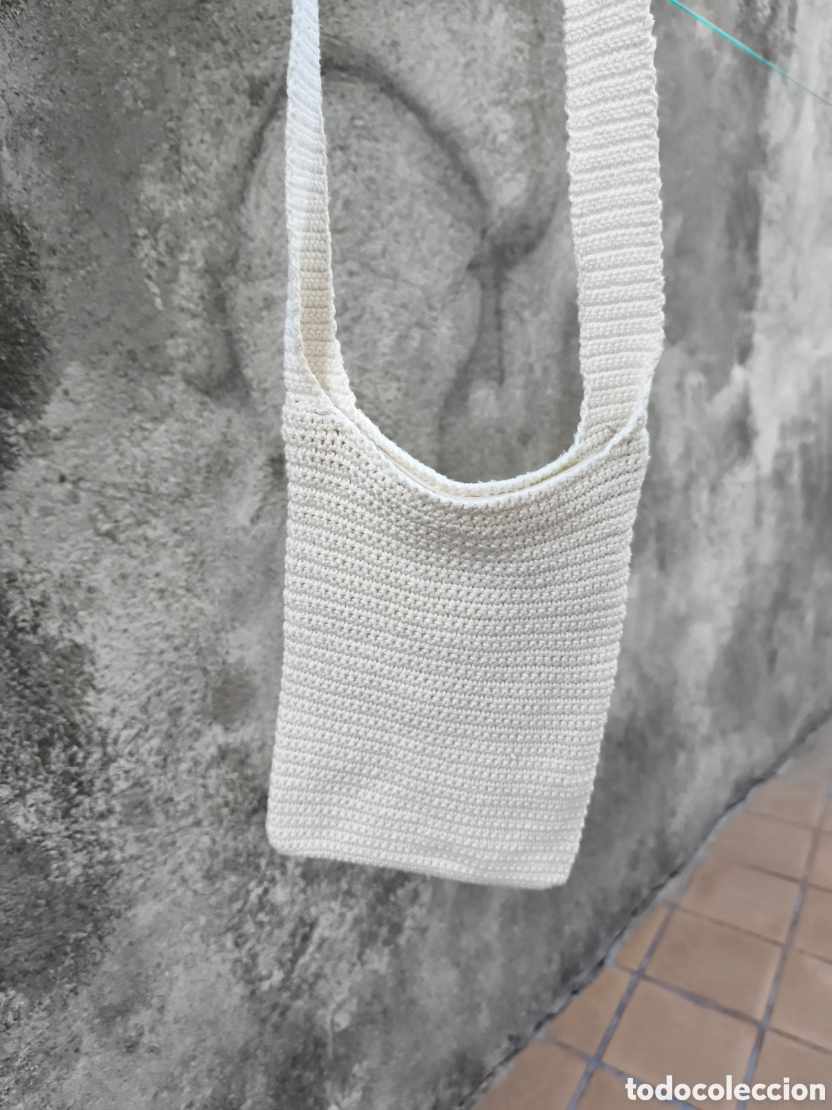 Artesan&iacute;a: Bolso de ganchillo, forrado y impecable - Foto 12