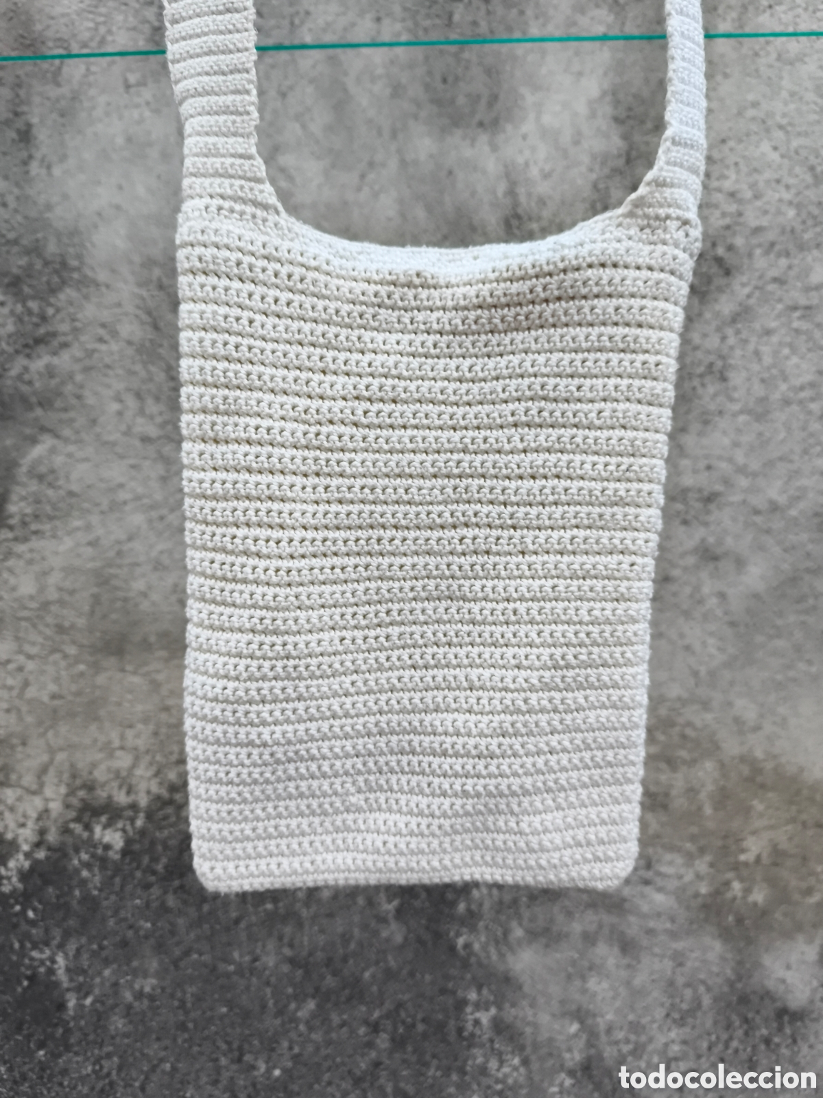 Artesan&iacute;a: Bolso de ganchillo, forrado y impecable - Foto 1