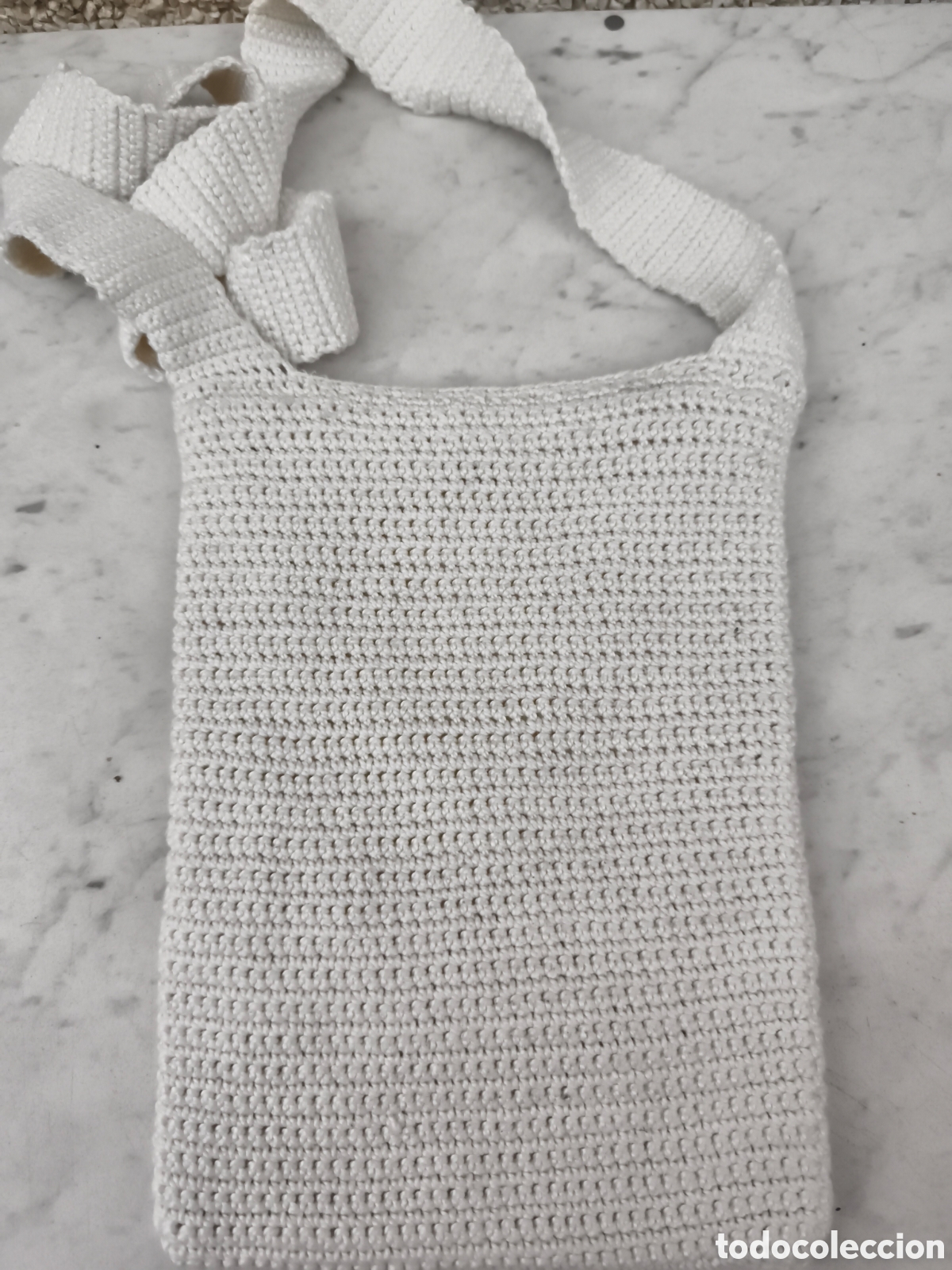 Artesan&iacute;a: Bolso de ganchillo, forrado y impecable - Foto 3
