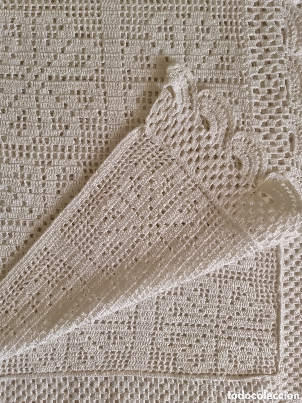 Artesan&iacute;a: Colcha 245&times;210 a mano - Foto 6