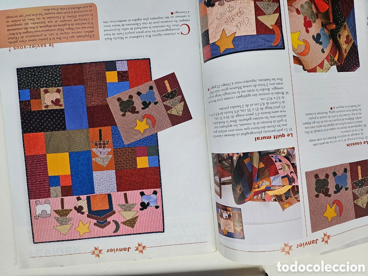 Artesan&iacute;a: Revista Passion du Patchwork 2004 manualidades - Foto 4