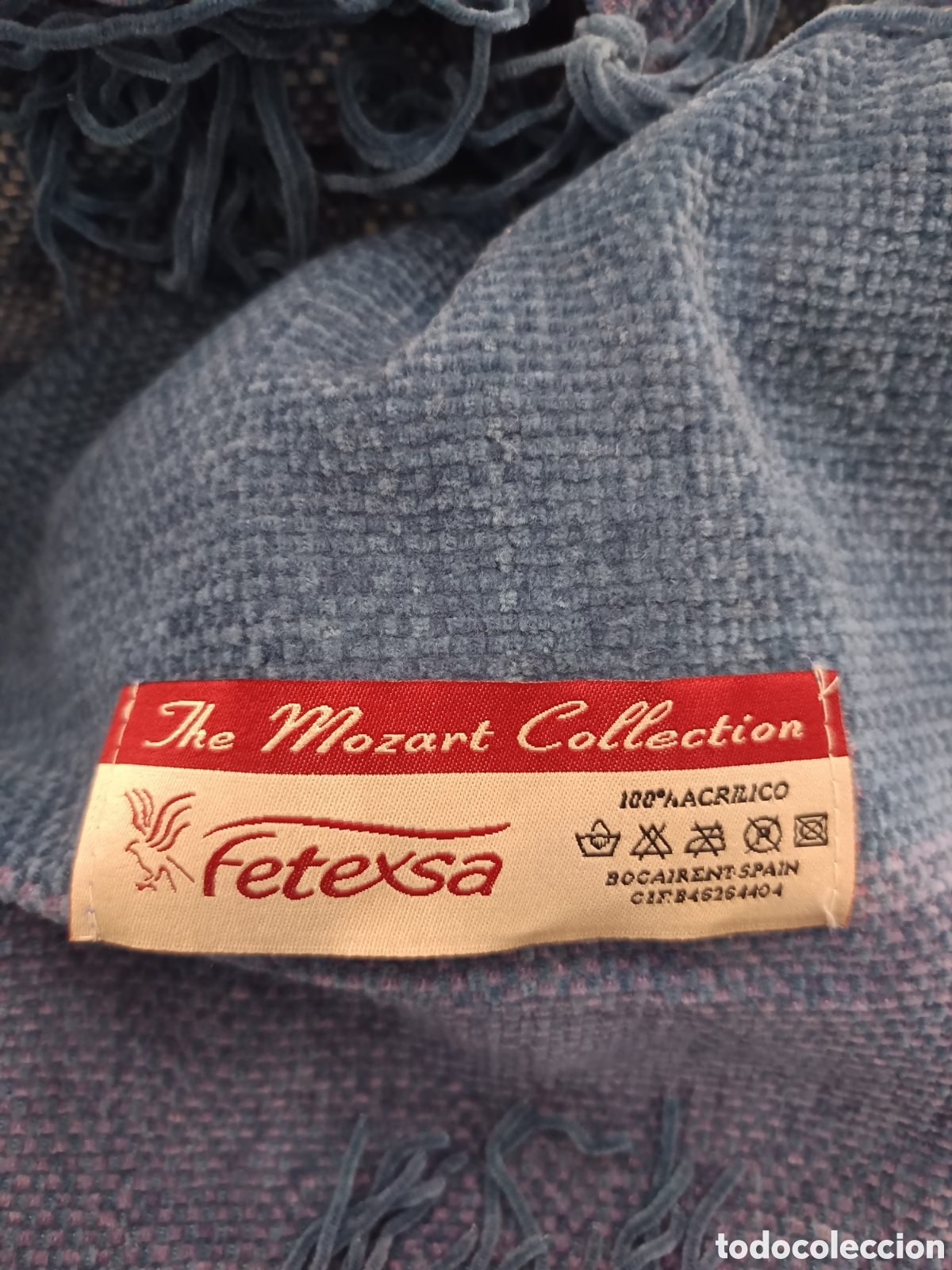 Artesan&iacute;a: Malet&iacute;n con manta de sof&aacute; - Foto 3