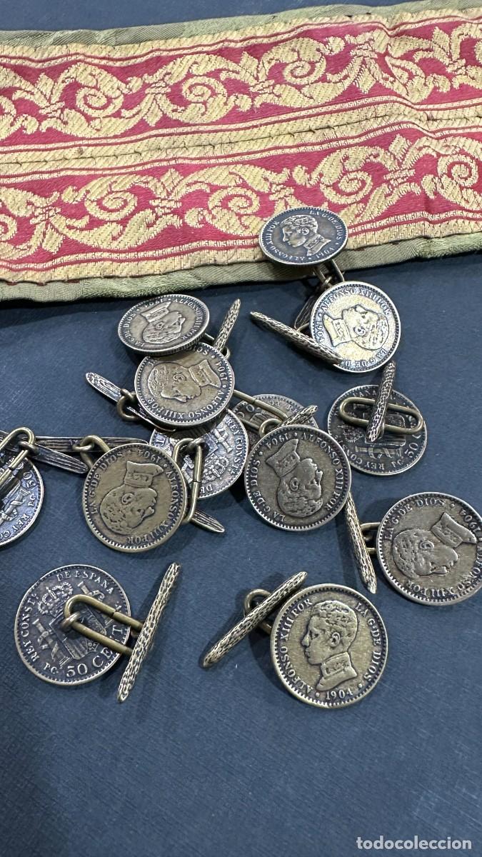 Artesan&iacute;a: Botones de moneda (lat&oacute;n) - Foto 5