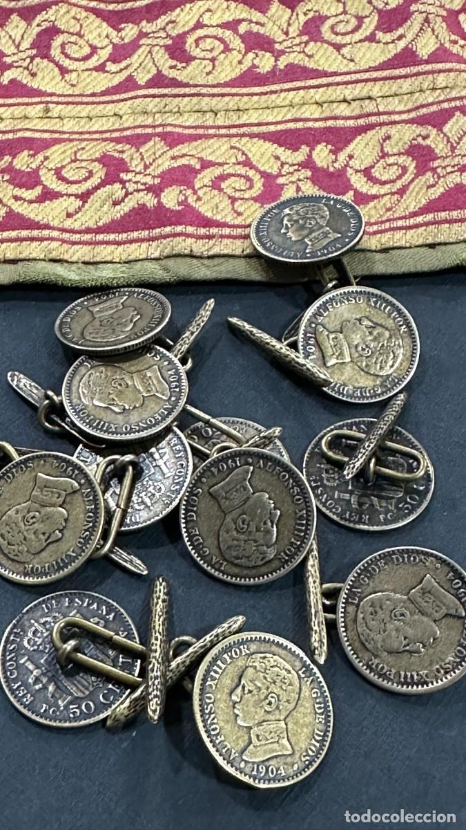 Artesan&iacute;a: Botones de moneda (lat&oacute;n) - Foto 1