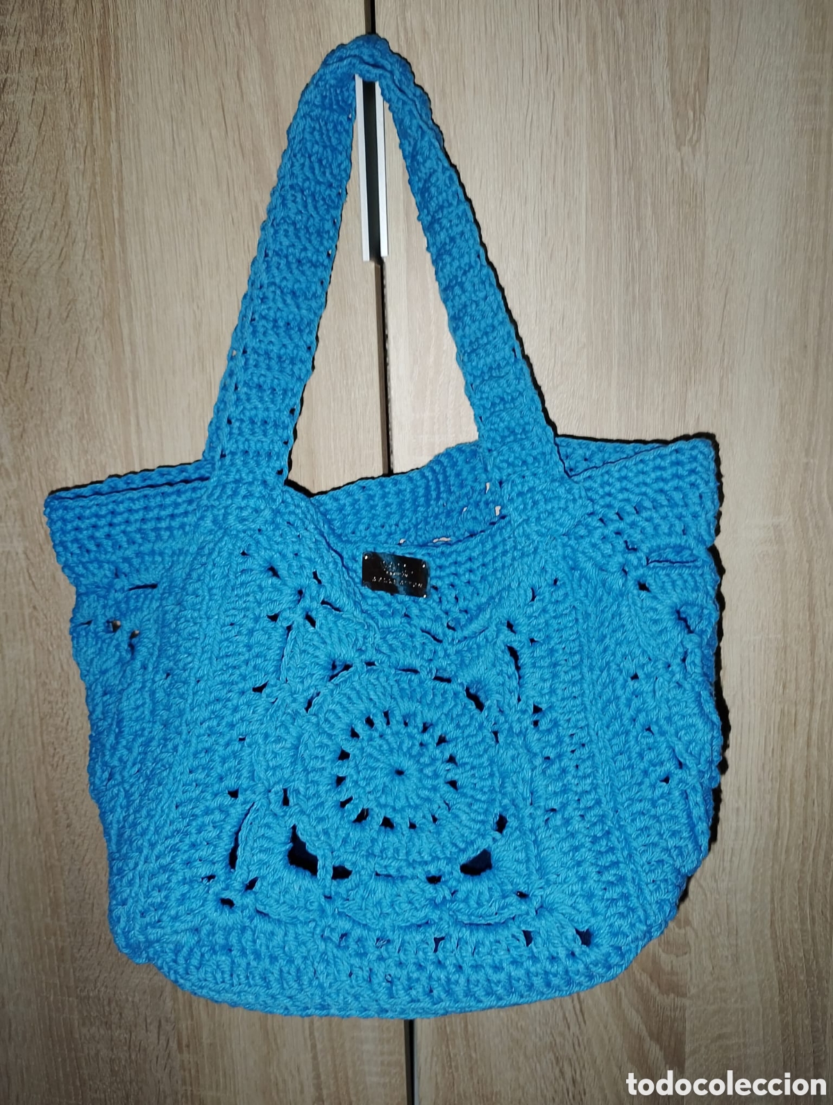 Artesan&iacute;a: Bolso hecho a mano, crochet 100% algod&oacute;n