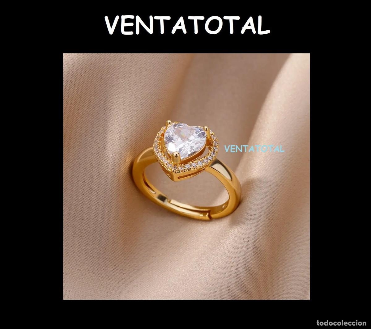 Artesan&iacute;a: ANILLO SORTIJA CON ZAFIRO CORAZON ES DE OROAMARILLO DE 22KILATES LAMINADO VALE PARA CUALQUIER TALLA