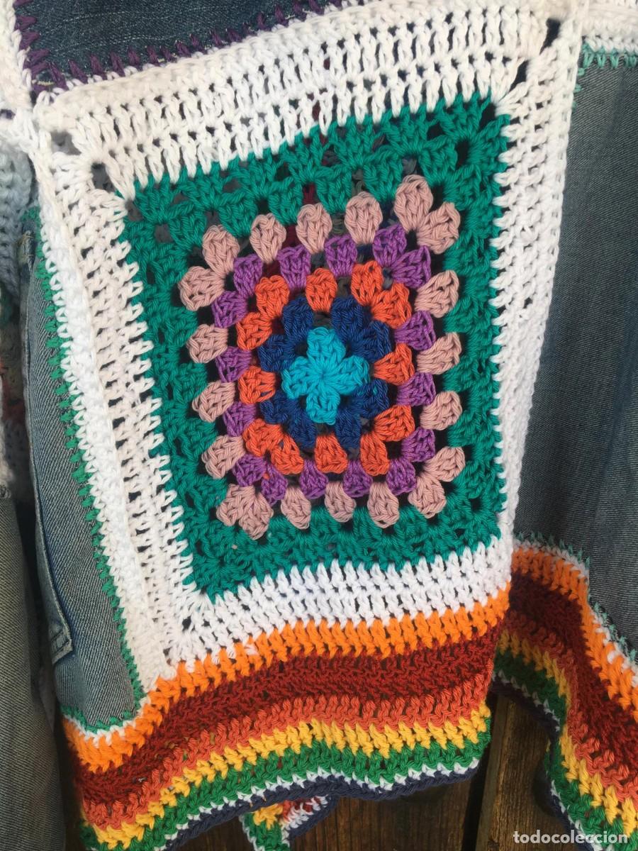 Artesan&iacute;a: Chaqueta patchwork vaquera y crochet - Foto 6