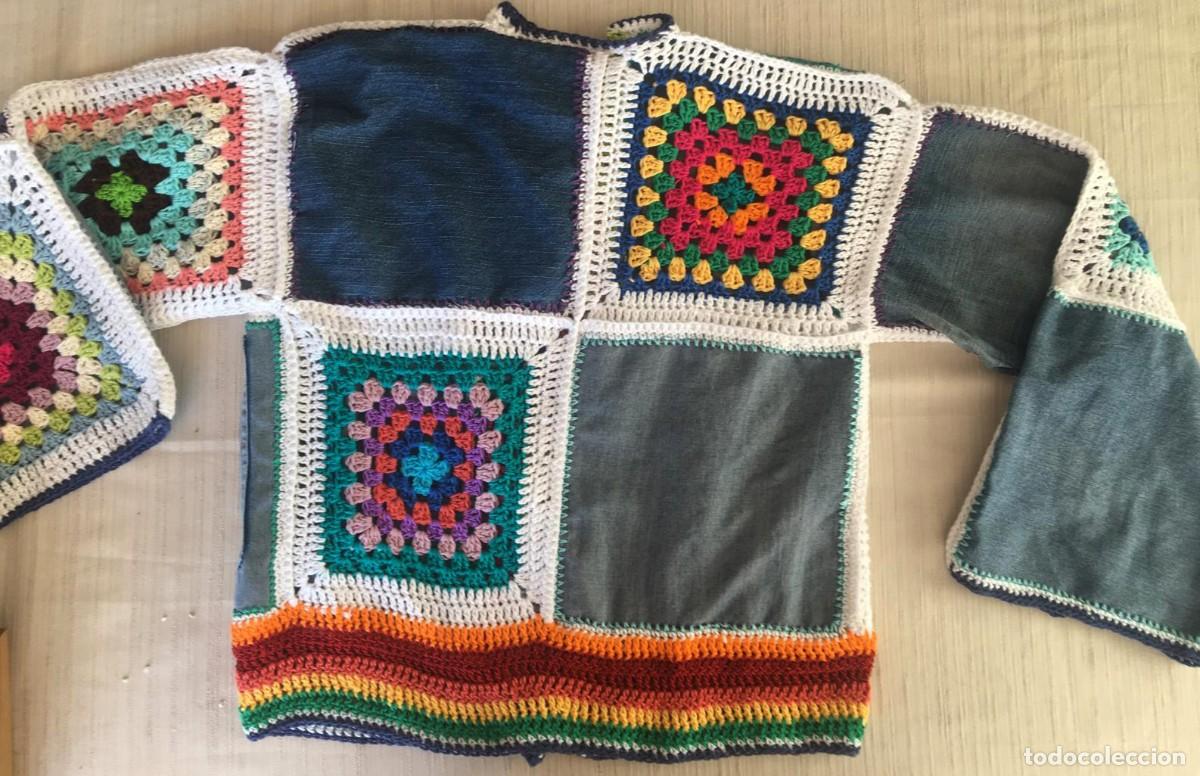 Artesan&iacute;a: Chaqueta patchwork vaquera y crochet - Foto 7