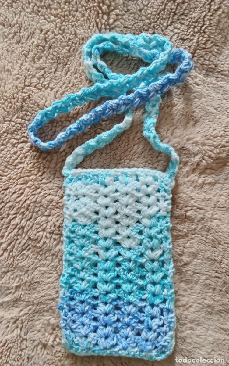 Artesan&iacute;a: PRECIOSO BOLSITO GANCHILLO CROCHET ARTESANAL, IDEAL PARA EL M&Oacute;VIL, NUEVO, SIN USO