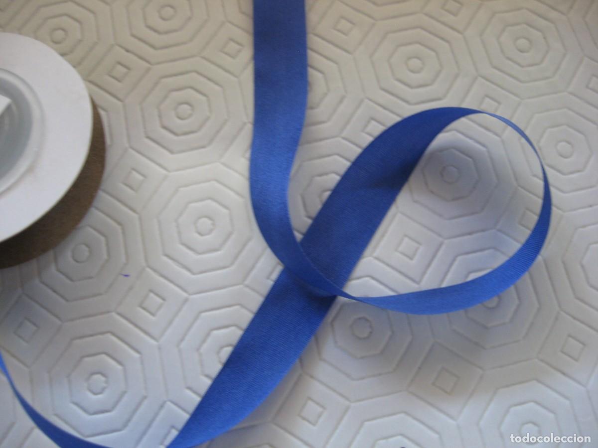 Artesan&iacute;a: CINTA DE SEDA NATURAL 100 %, 13MM DE ANCHO.AZUL.RESTAURACI&Oacute;N PRENDAS AN TIGUAS, INDUMENTARIA, ETC