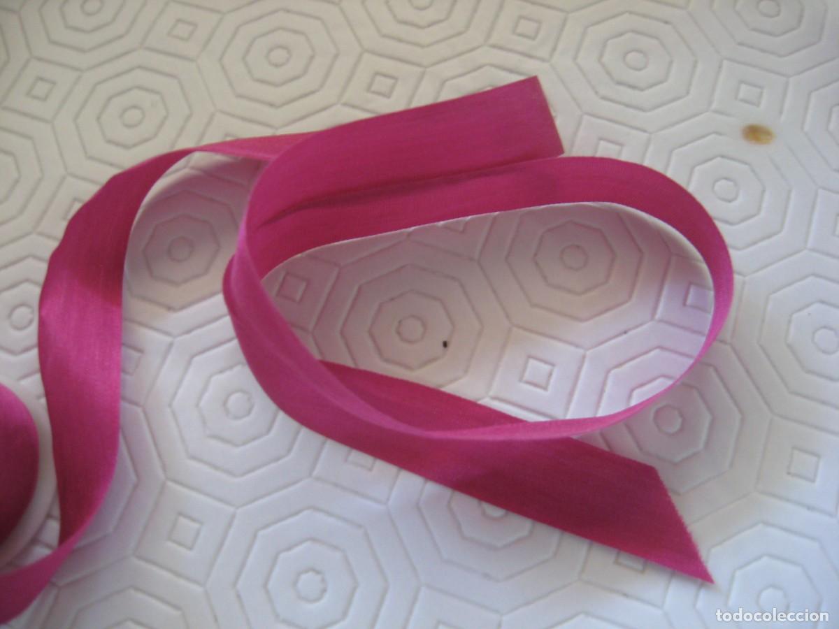 Artesan&iacute;a: CINTA DE SEDA NATURAL 100 %, 13MM DE ANCHO.FUCSIA, RESTAURACI&Oacute;N PRENDAS AN TIGUAS, INDUMENTARIA, ETC