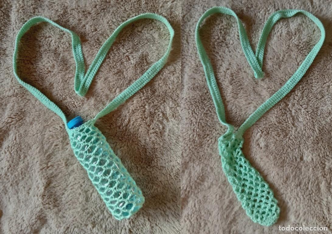 Artesan&iacute;a: BONITO PORTA BOTELLAS PORTABOTELLAS DE GANCHILLO CROCHET ARTESANAL, NUEVO, HECHO A MANO