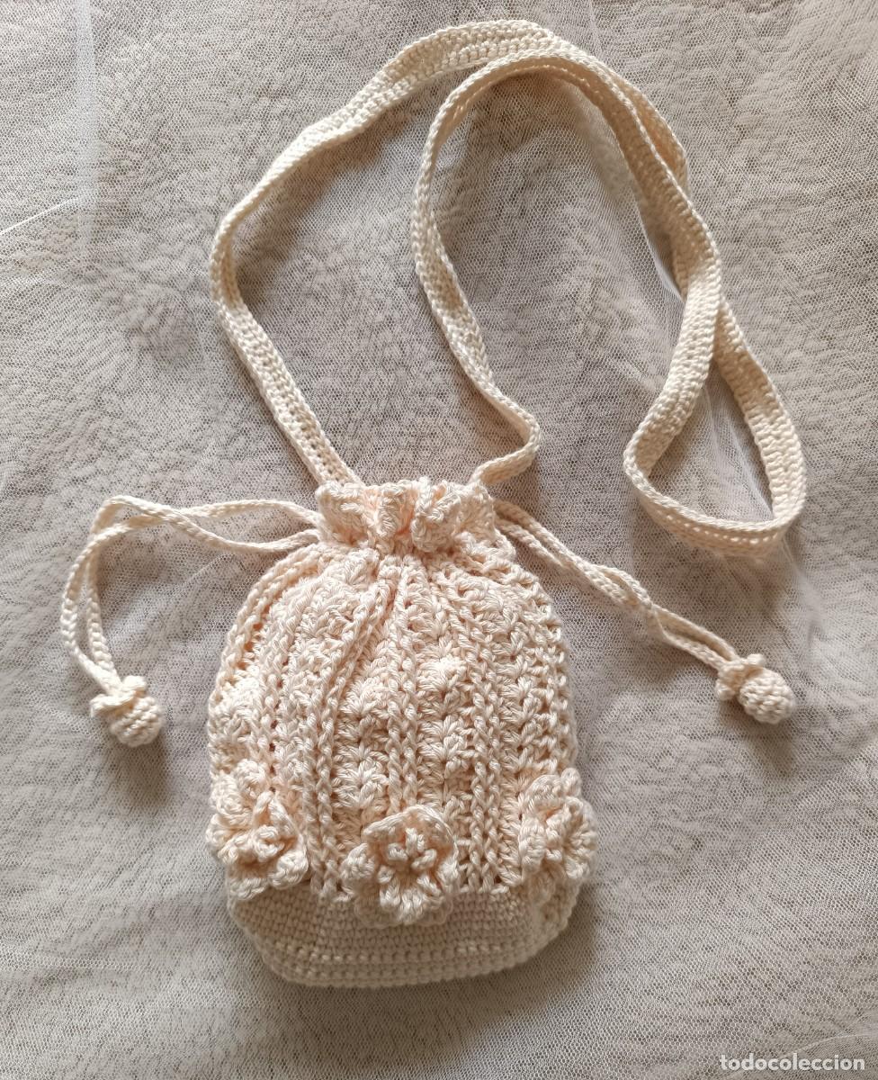 Artesan&iacute;a: PRECIOSO BOLSO BOLSITO BOMBONERA, ARTESANAL, NUEVO, HECHO A MANO