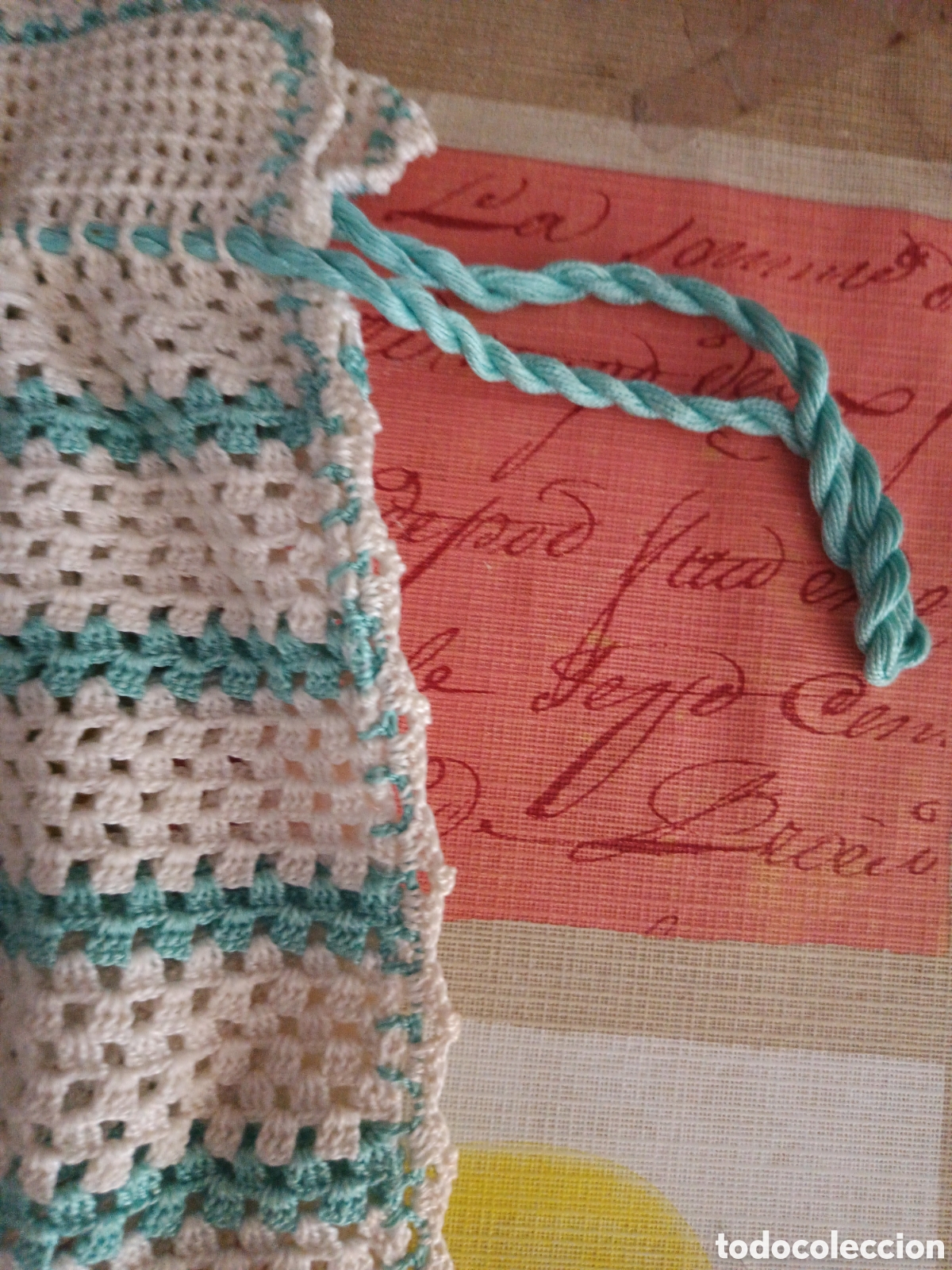 Artesan&iacute;a: Bolsa Tote Bag de Ganchillo. - Foto 3