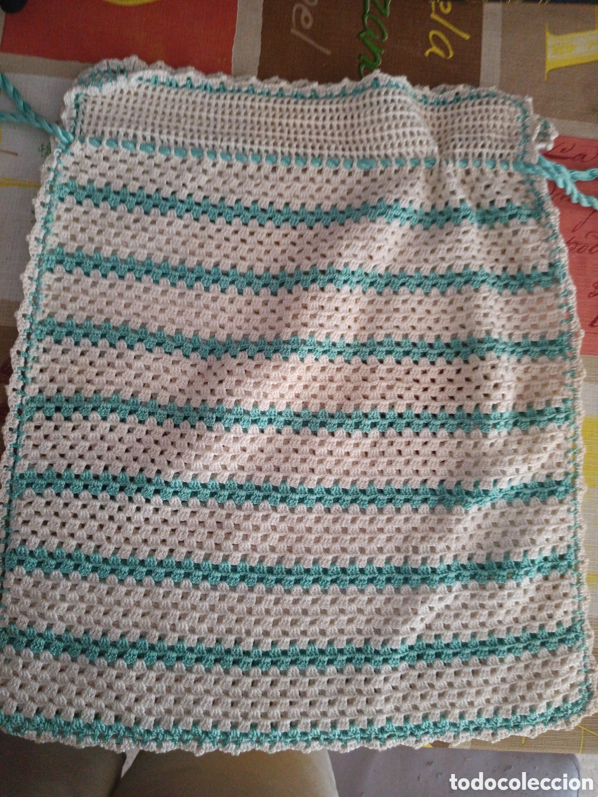 Artesan&iacute;a: Bolsa Tote Bag de Ganchillo.