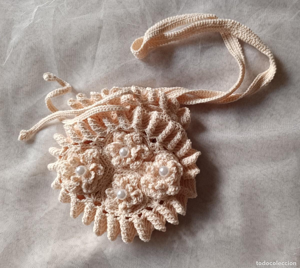 Artesan&iacute;a: PRECIOSO BOLSO DE GANCHILLO CROCHET ARTESANAL. NUEVO. HECHO A MANO. ORIGINAL. &Uacute;NICO